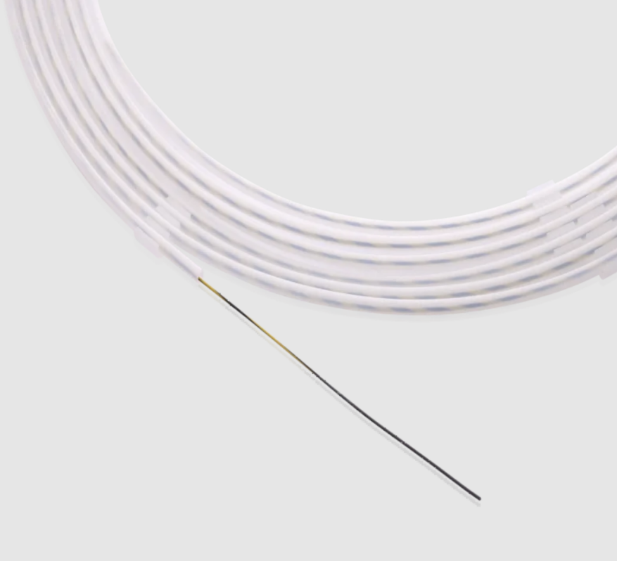 Feeding tube with guidewire